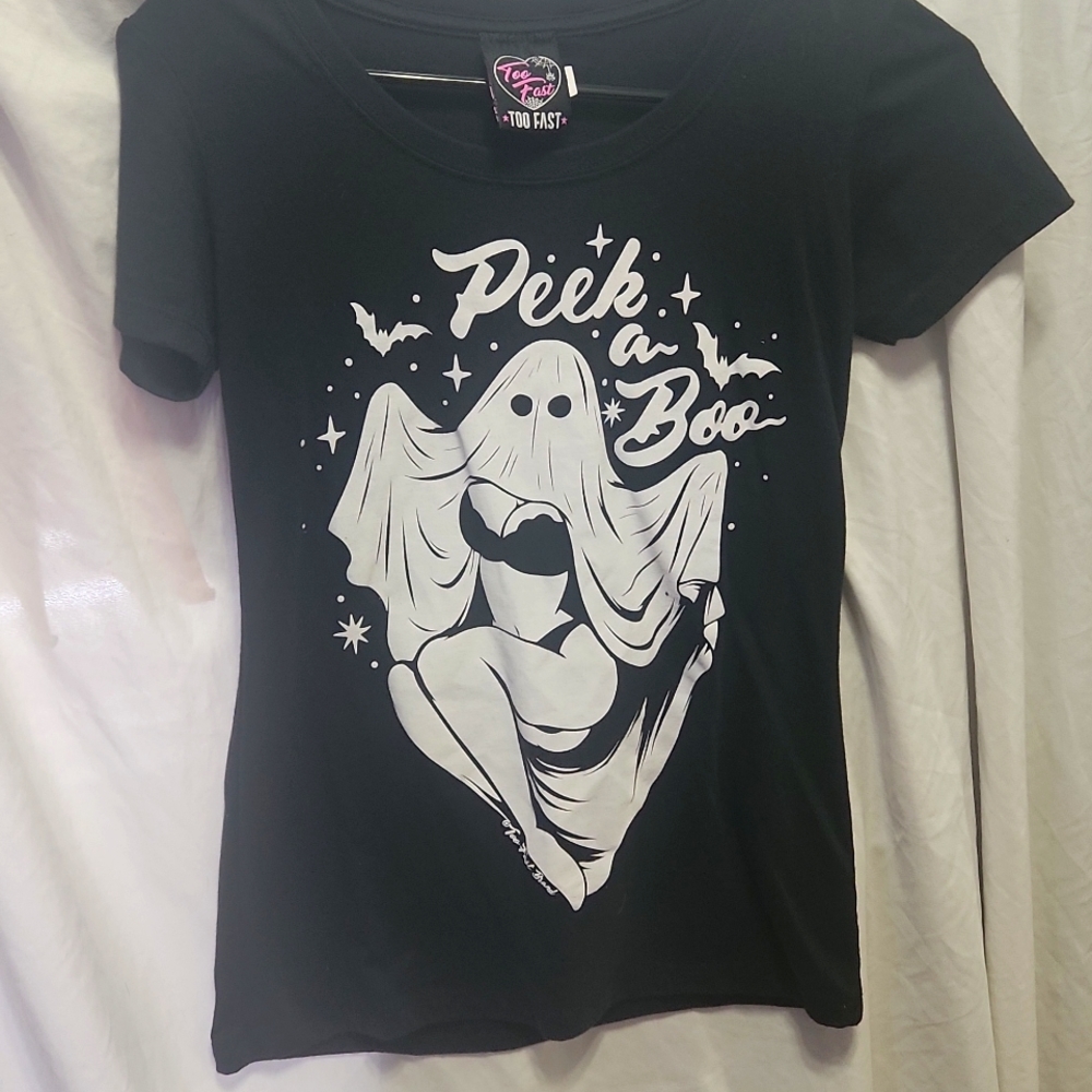 Too fast ghost pinup tee